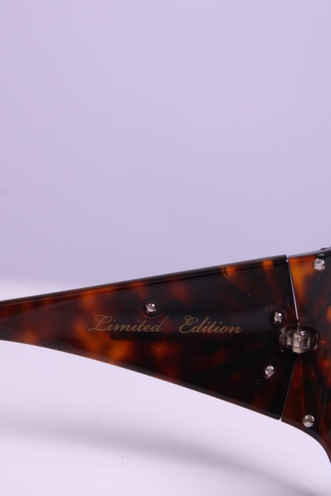 Bvlgari Flower Crystal Sunglasses Tortoiseshell