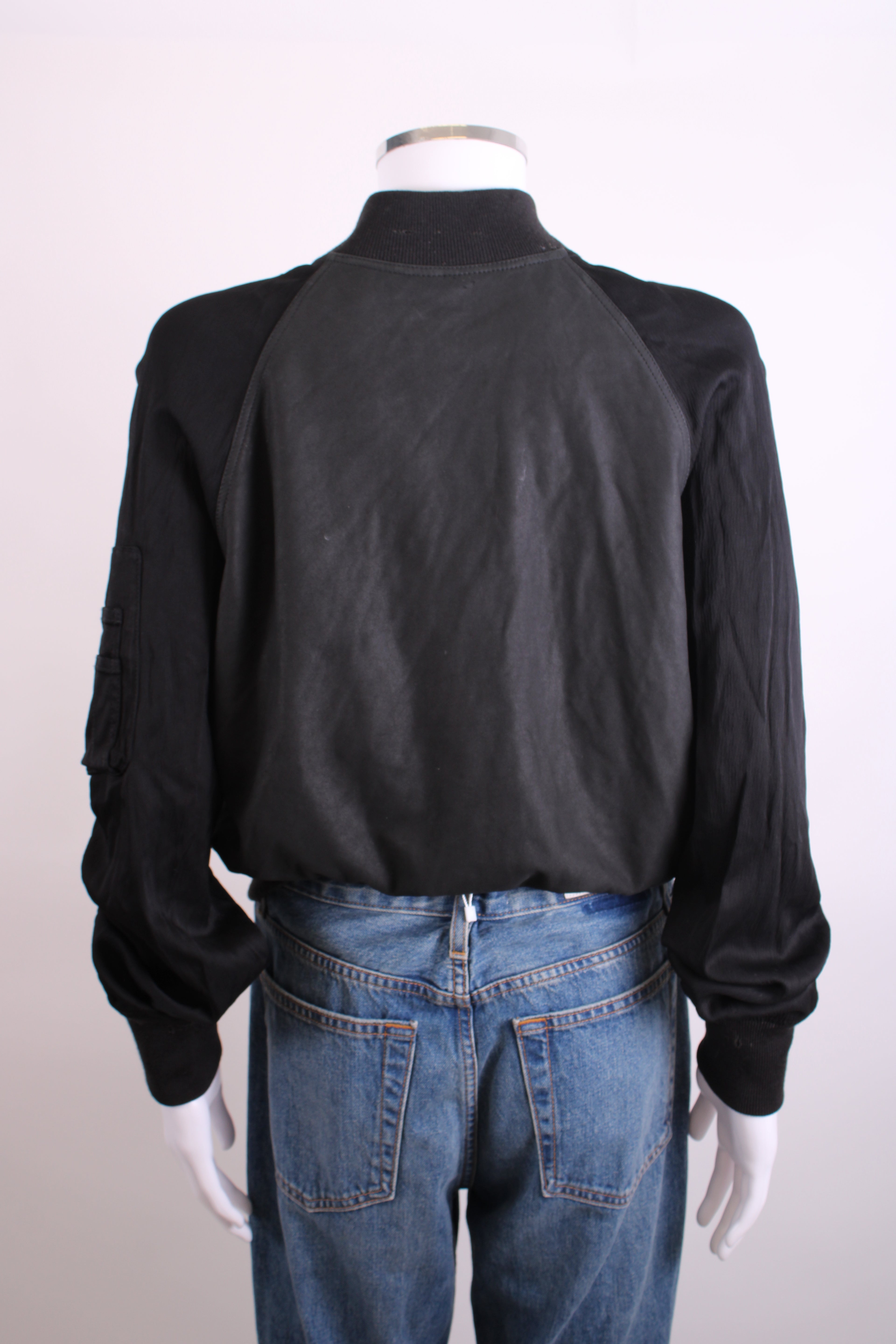 Rick Owens L/S Bomber Jacket Black 16