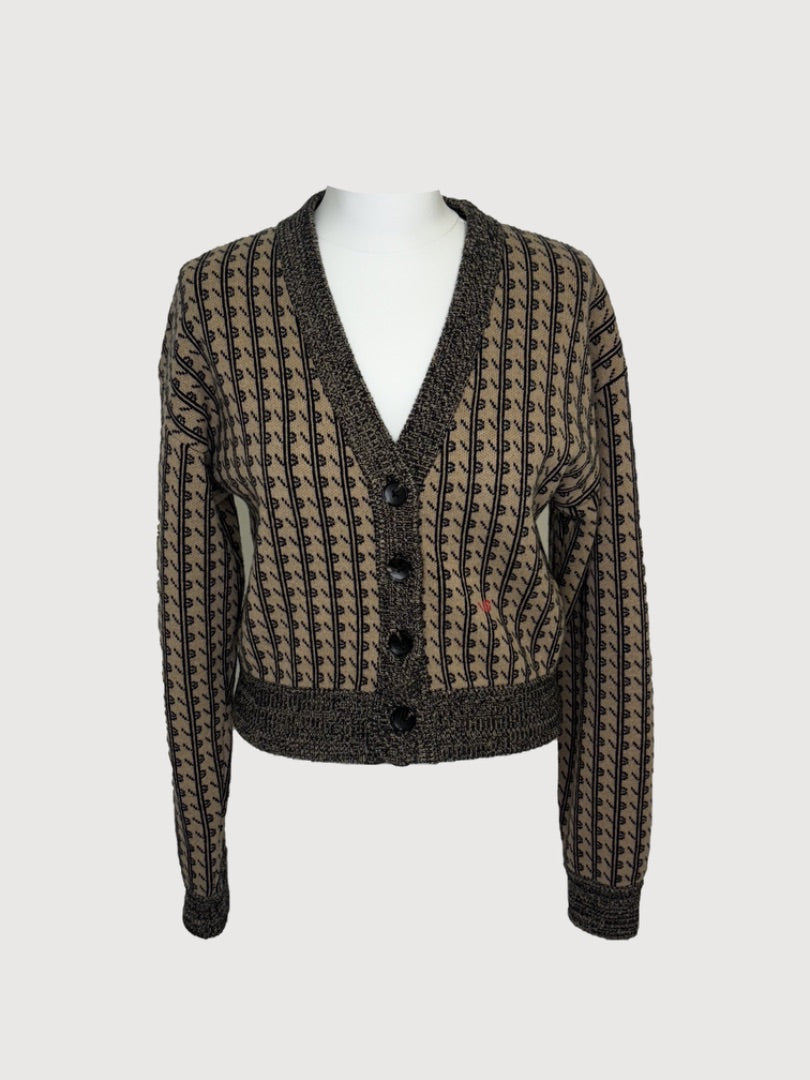 Beige Victoria Beckham Cardigan, Small