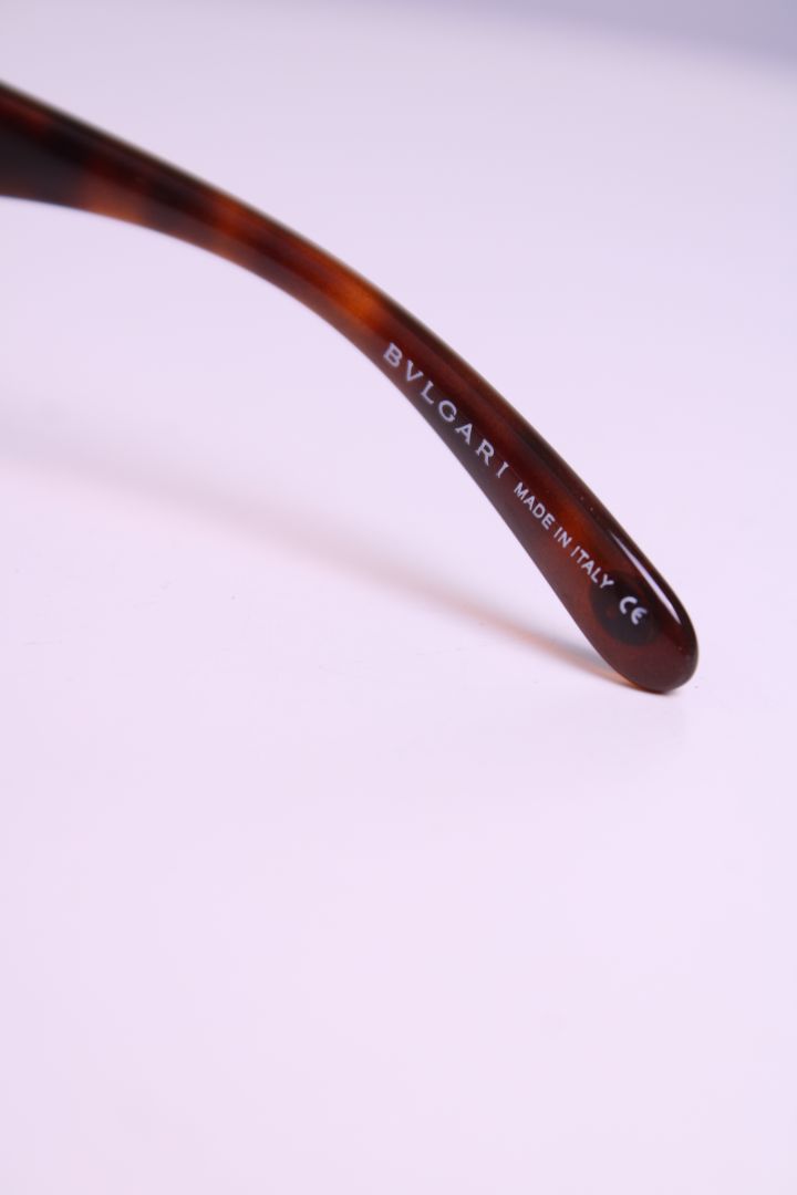 Bvlgari Flower Crystal Sunglasses Tortoiseshell