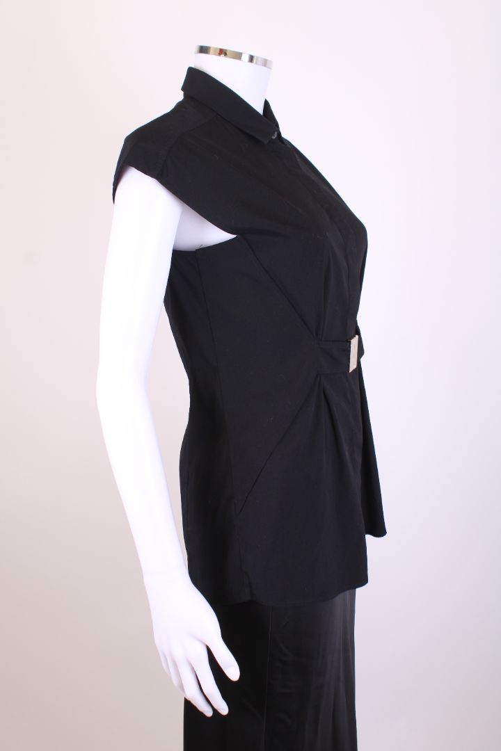 Gucci S/S Belted Shirt Black 8