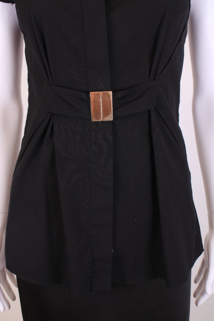 Gucci S/S Belted Shirt Black 8
