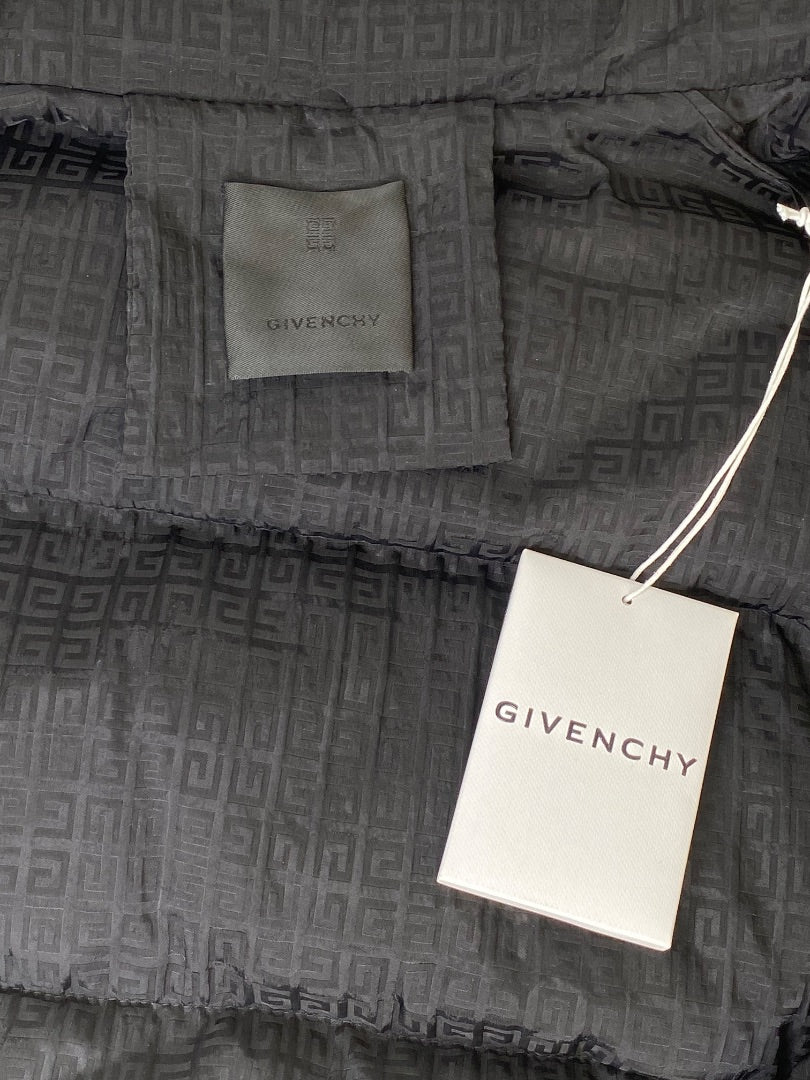 Black Givenchy Monogram Puffer Jacket, 48