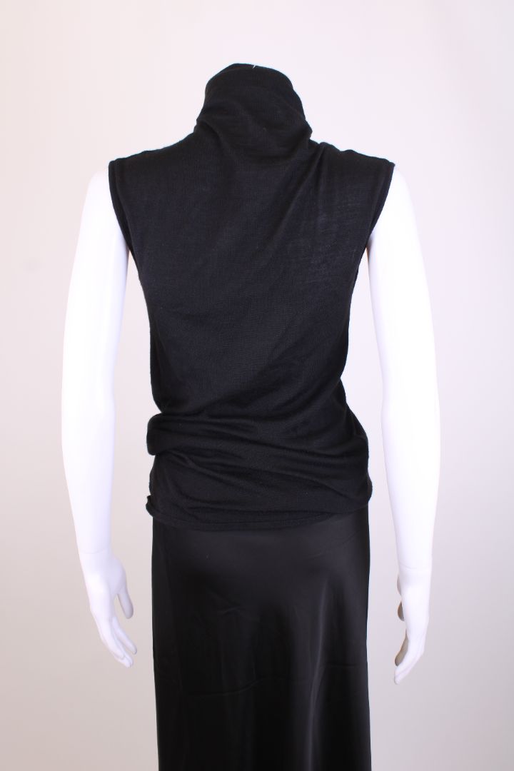 Giambattista Valli S/S Knit Bow Top Black S