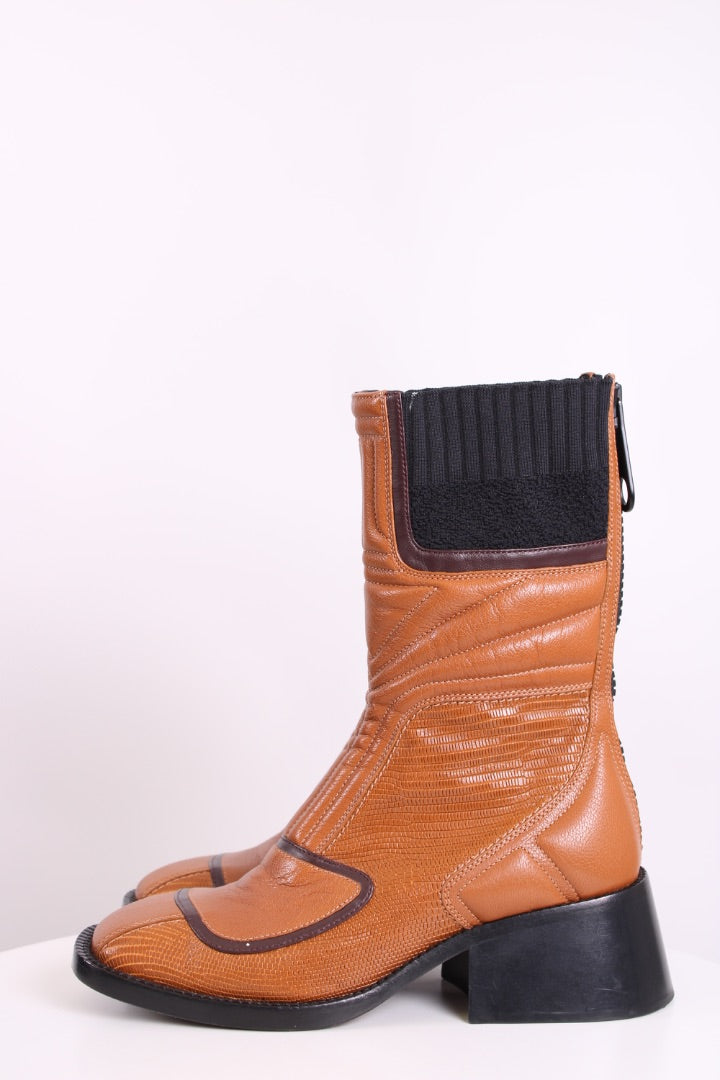 Chloe Boots Tan Size 37.5
