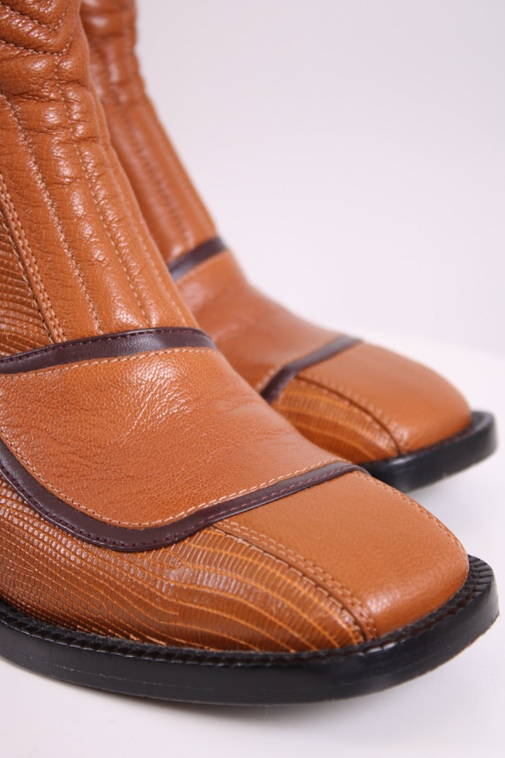 Chloe Boots Tan Size 37.5