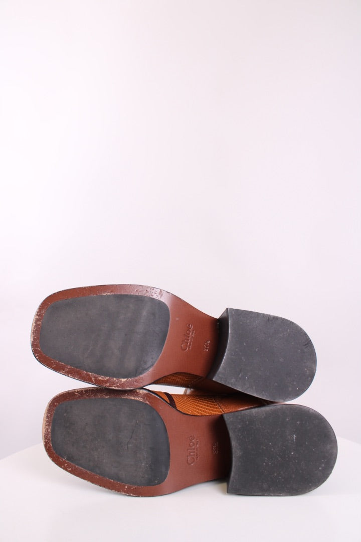 Chloe Boots Tan Size 37.5