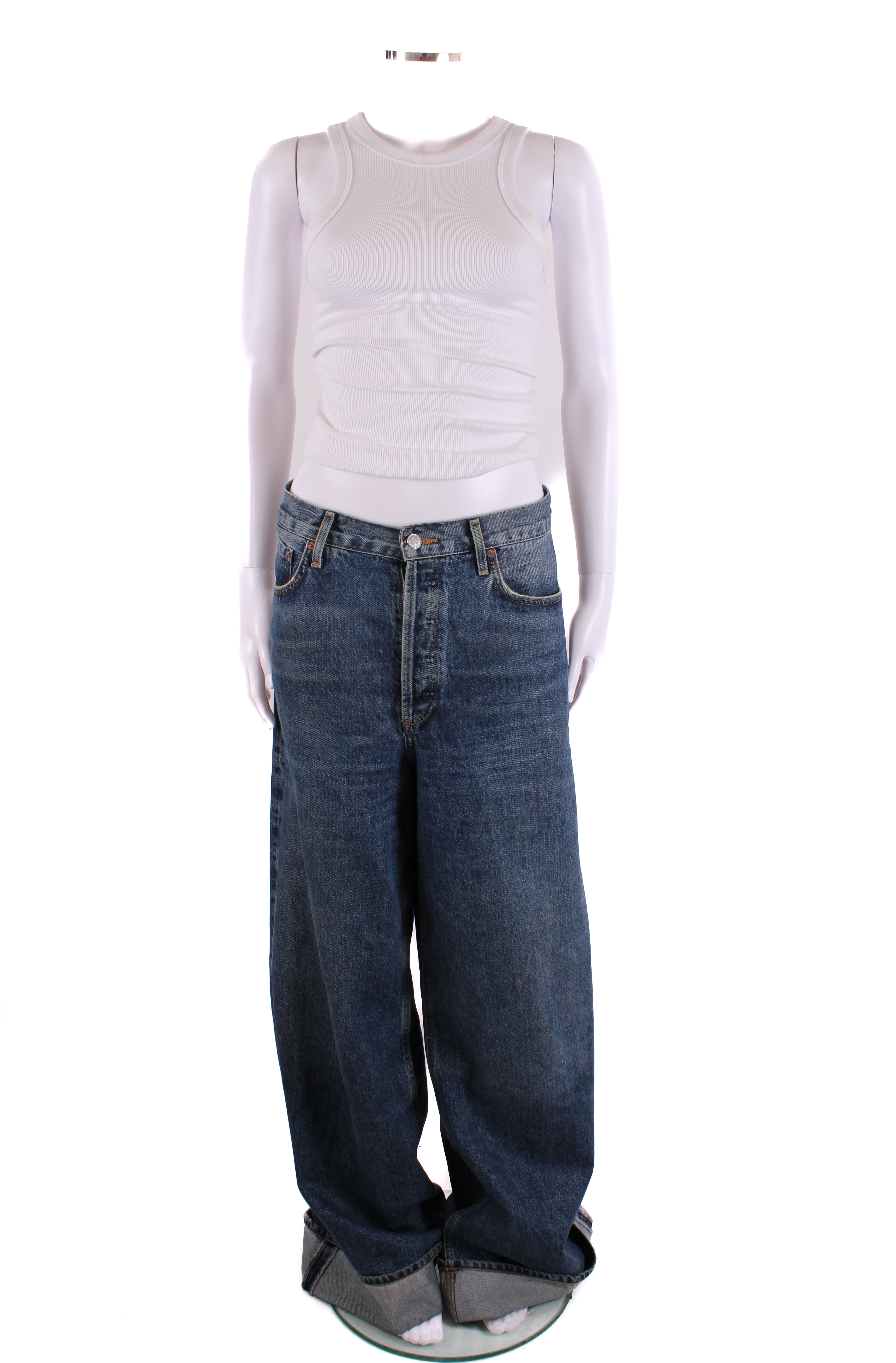 Agolde Dame Wide Leg Jeans 31W