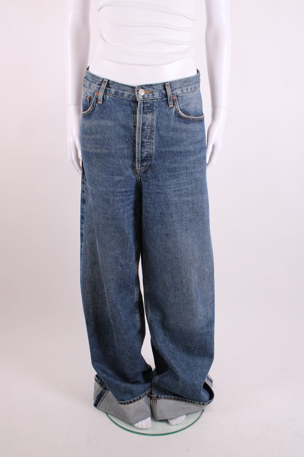 Agolde Dame Wide Leg Jeans 31W