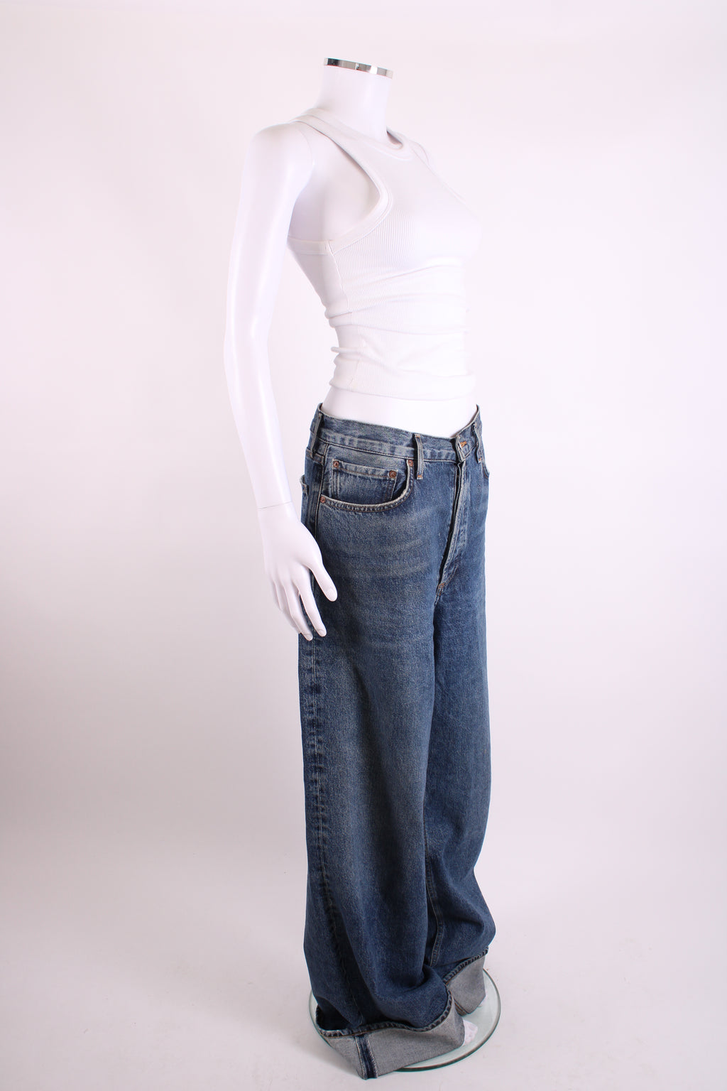 Agolde Dame Wide Leg Jeans 31W