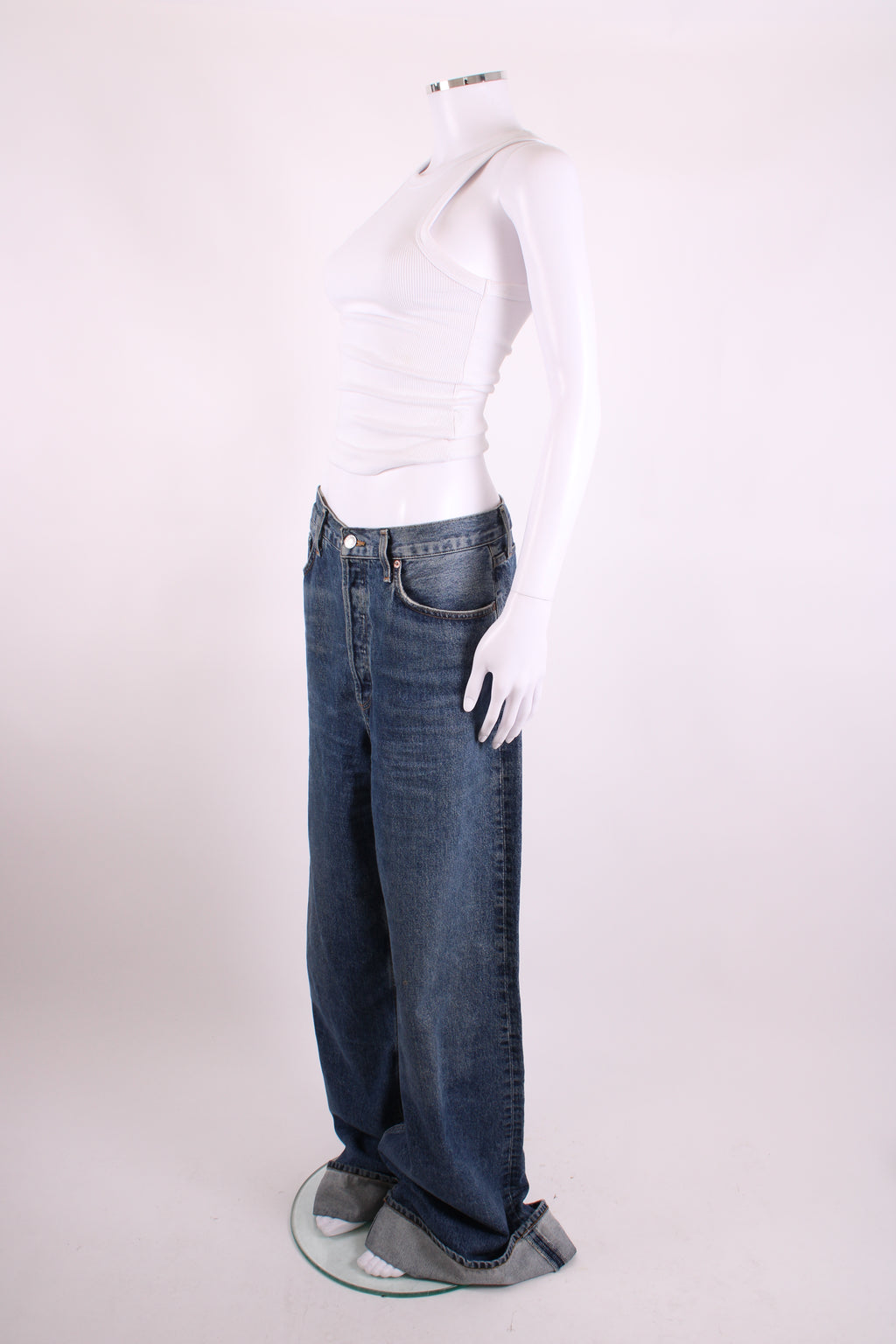 Agolde Dame Wide Leg Jeans 31W