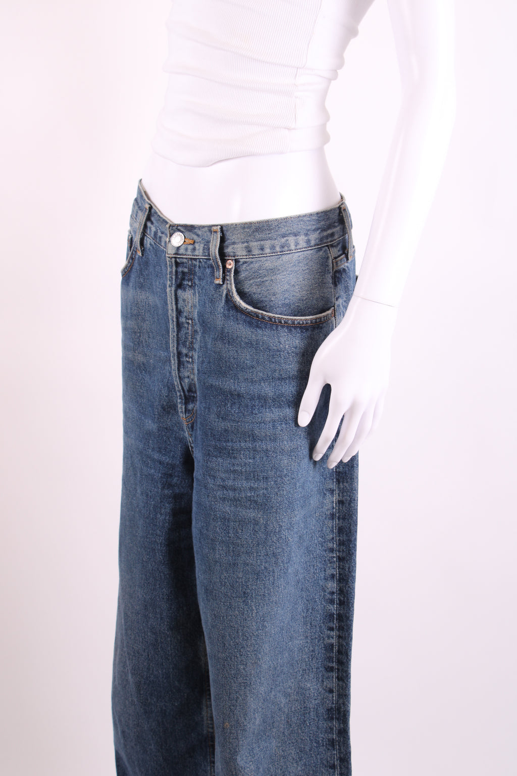 Agolde Dame Wide Leg Jeans 31W