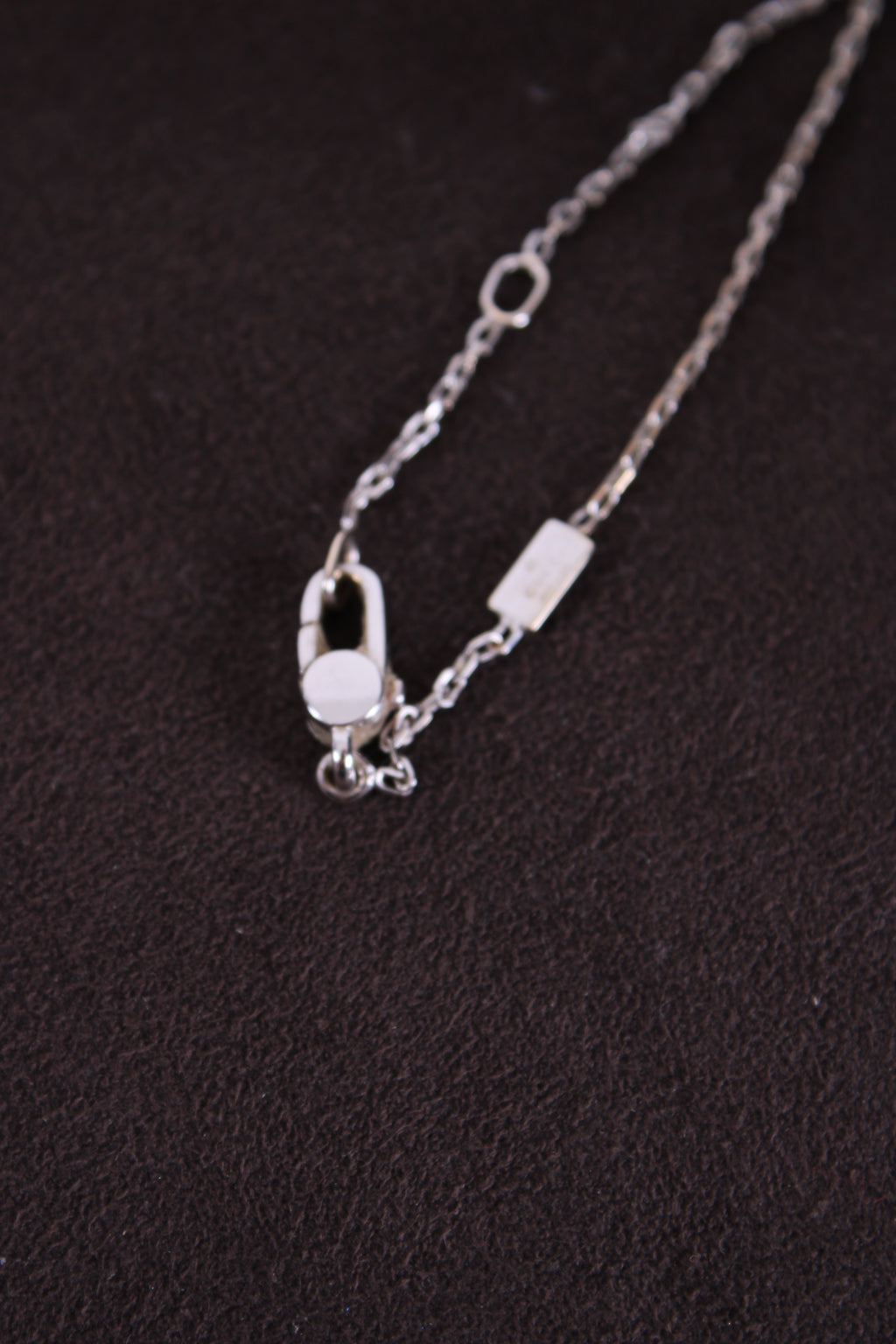 Gucci Diamond Split Cross Necklace 18ct White Gold