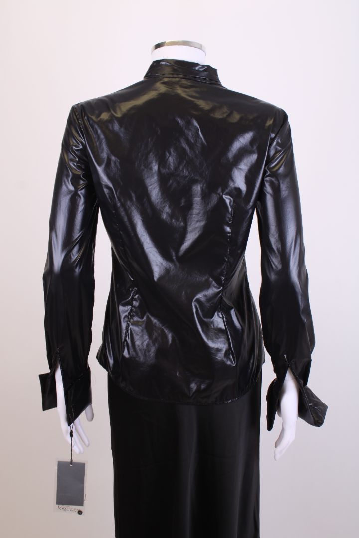 Alexander McQueen L/S Pussy Bow Blouse Black M