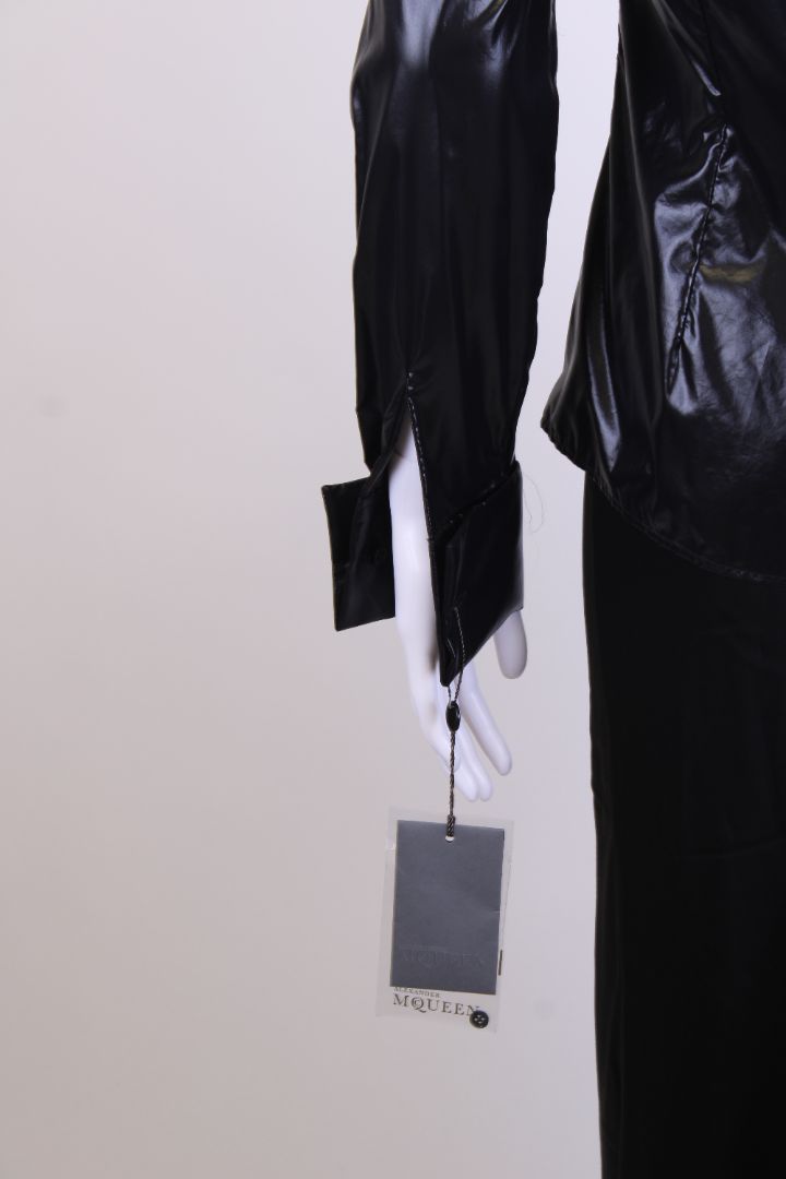 Alexander McQueen L/S Pussy Bow Blouse Black M