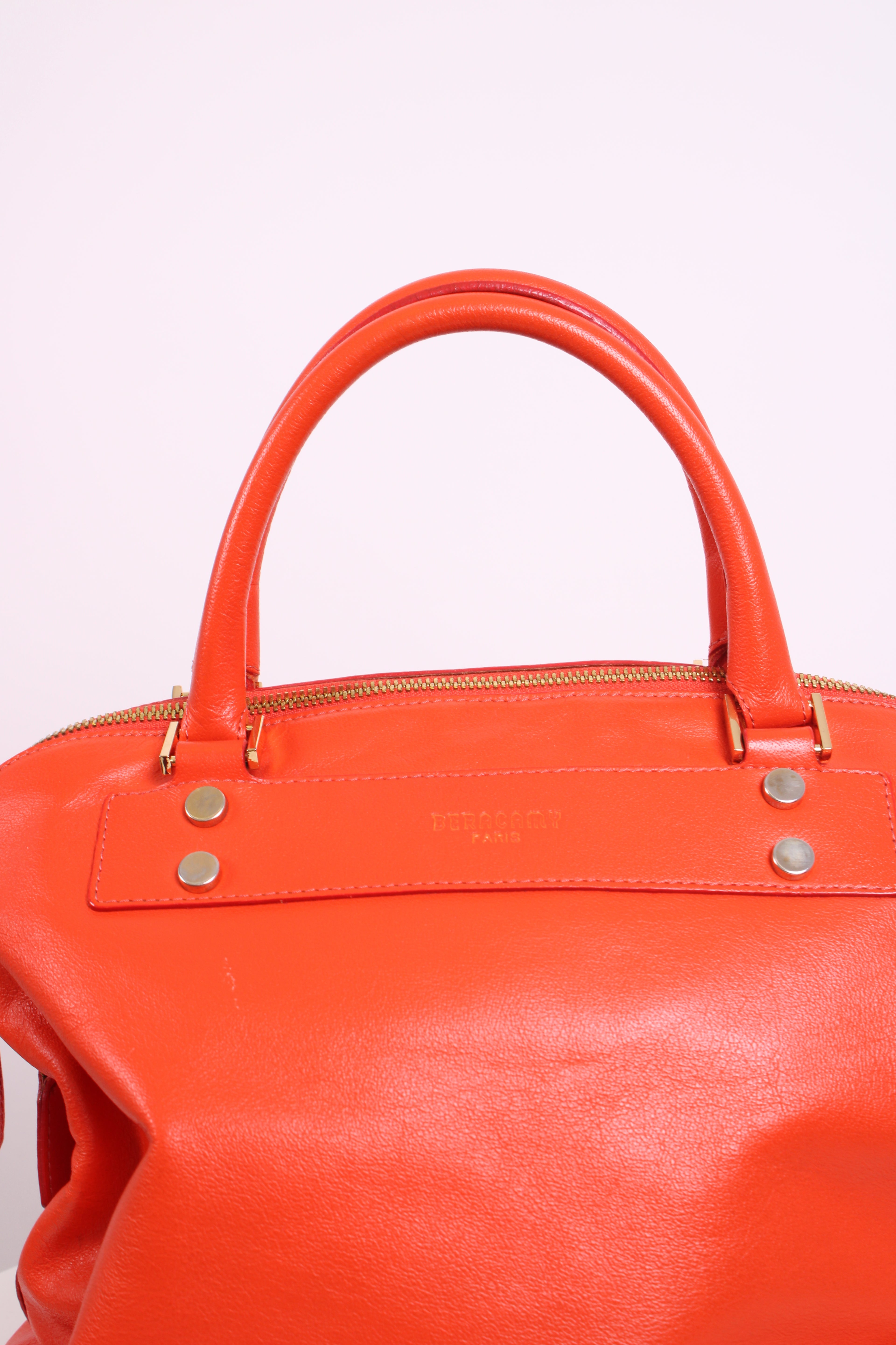 Beracamy Orange Top Handle Bag Orange