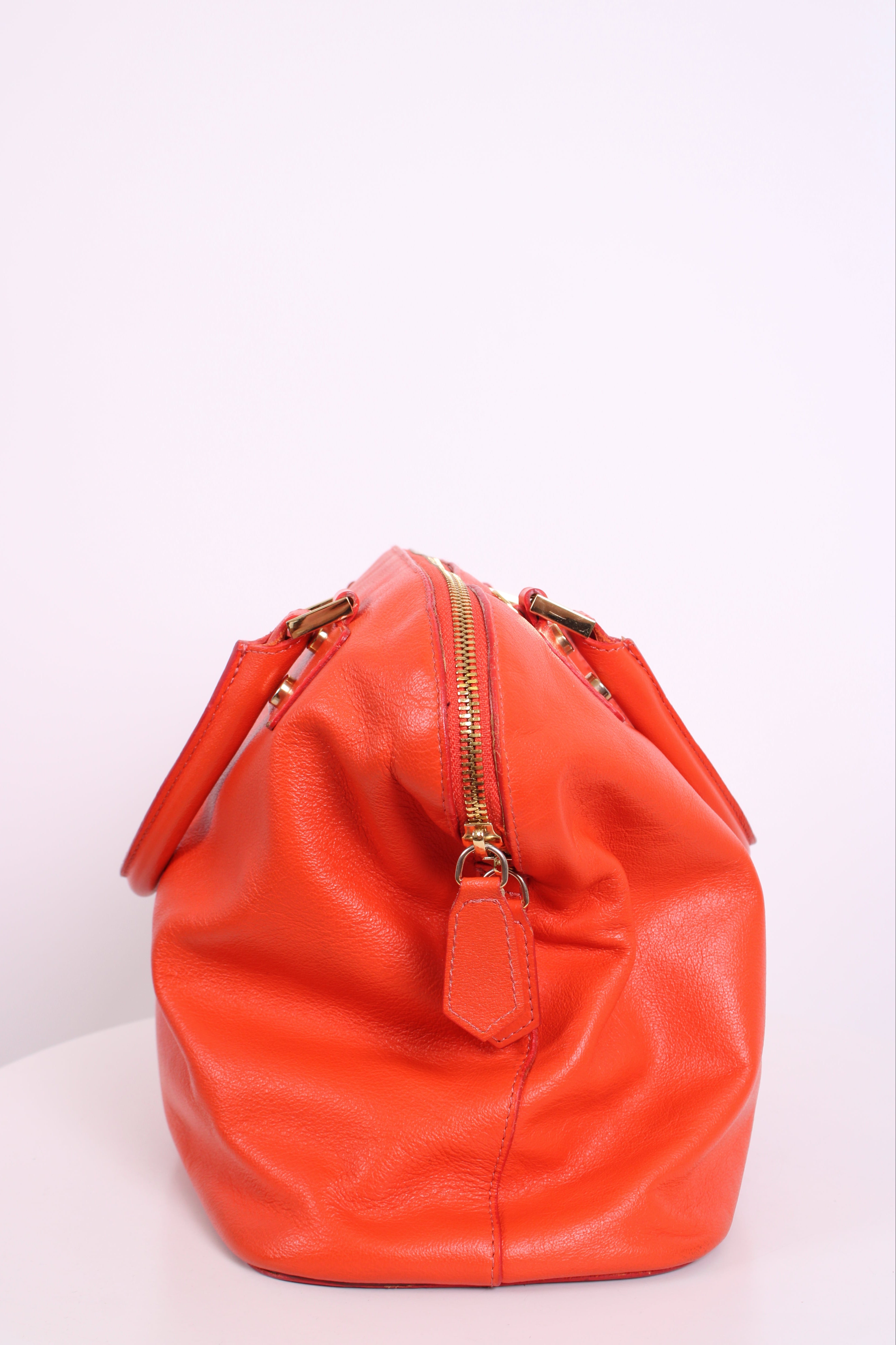 Beracamy Orange Top Handle Bag Orange