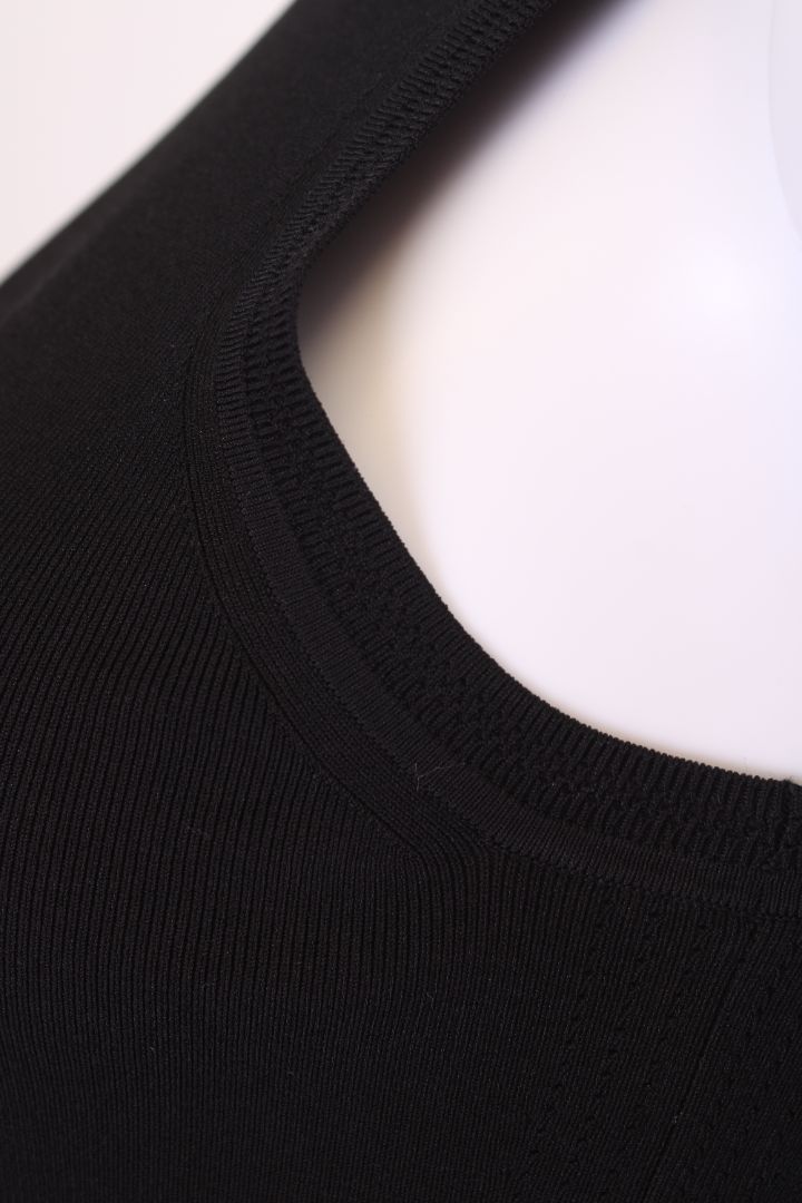 VB Body S/S Bodycon Dress Black XS