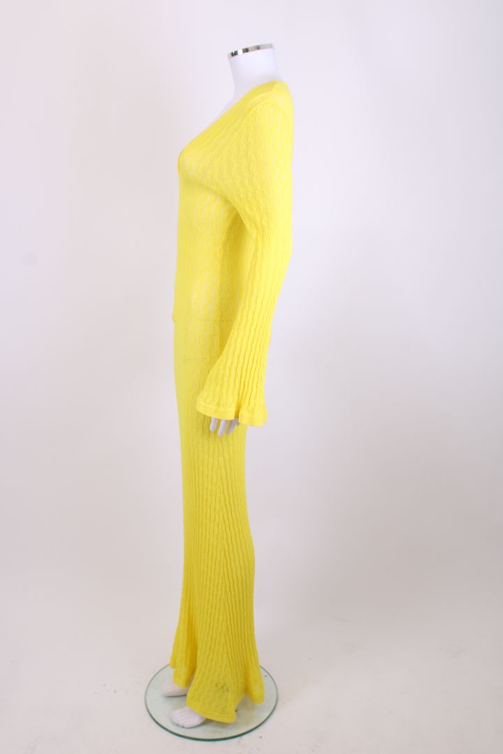 Dodo Bar Or L/S Knit Dress Yellow S