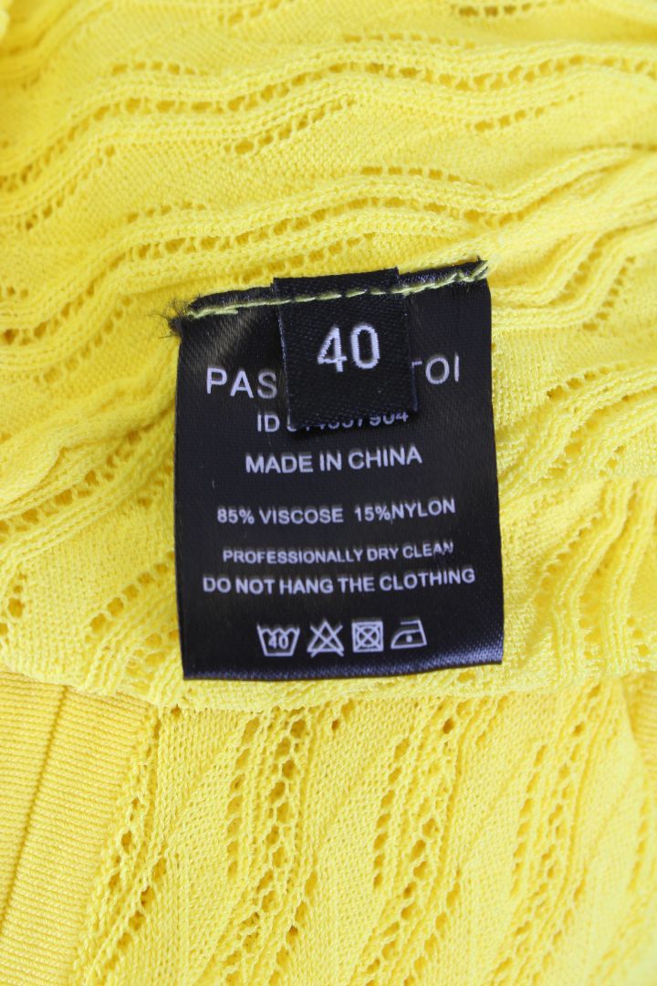Dodo Bar Or L/S Knit Dress Yellow S