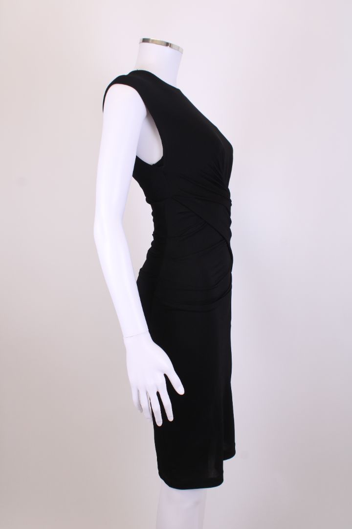 T By Alexander Wang S/S Ruched Dress Black S