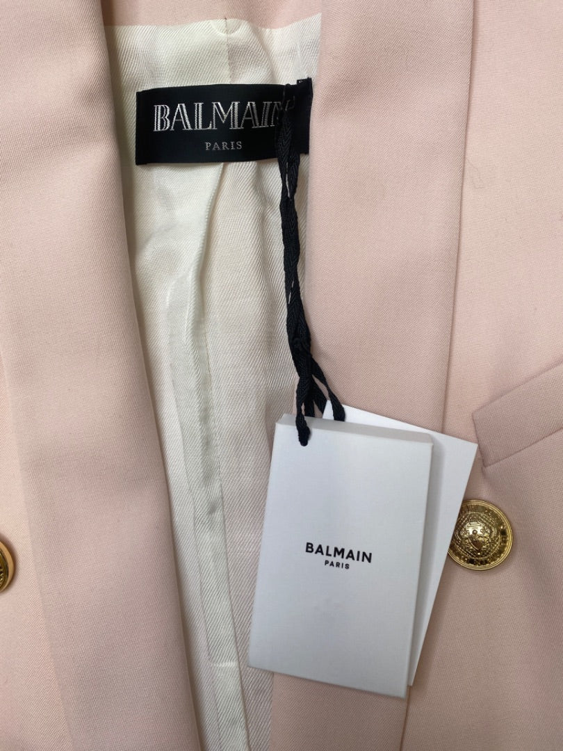 Blush Pink Balmain Blazer, 10