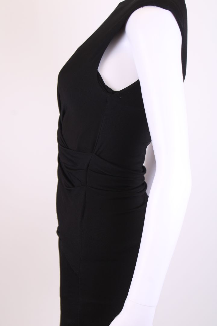 T By Alexander Wang S/S Ruched Dress Black S