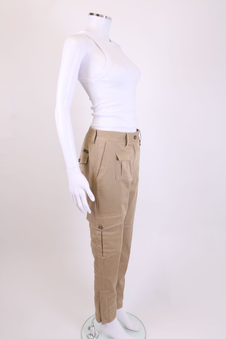 Dolce & Gabbana Cargo Pocket Trousers Beige S