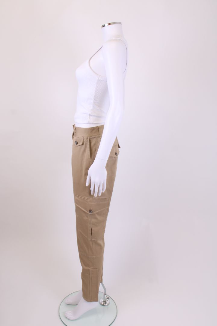 Dolce & Gabbana Cargo Pocket Trousers Beige S