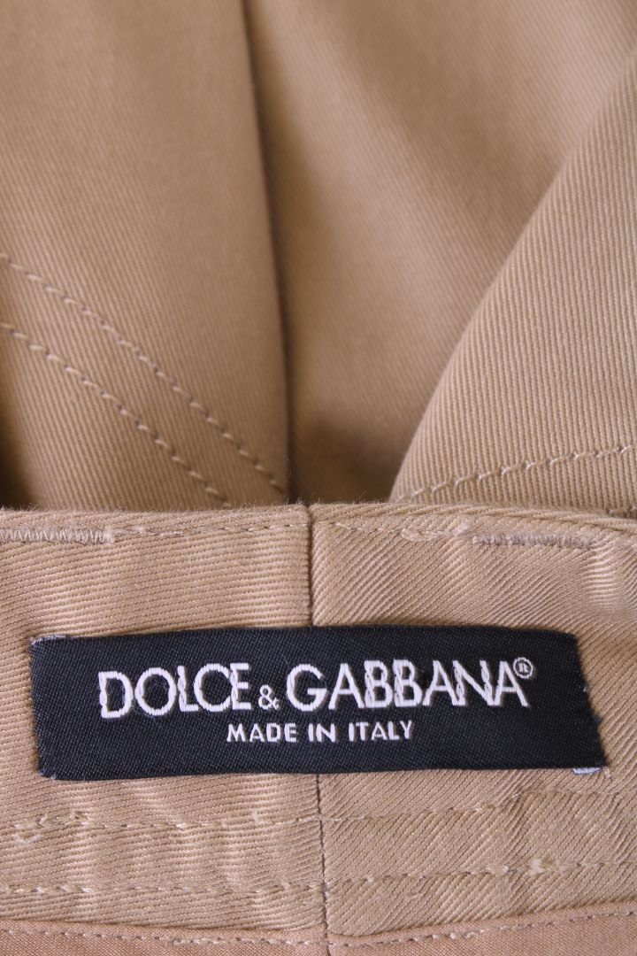 Dolce & Gabbana Cargo Pocket Trousers Beige S