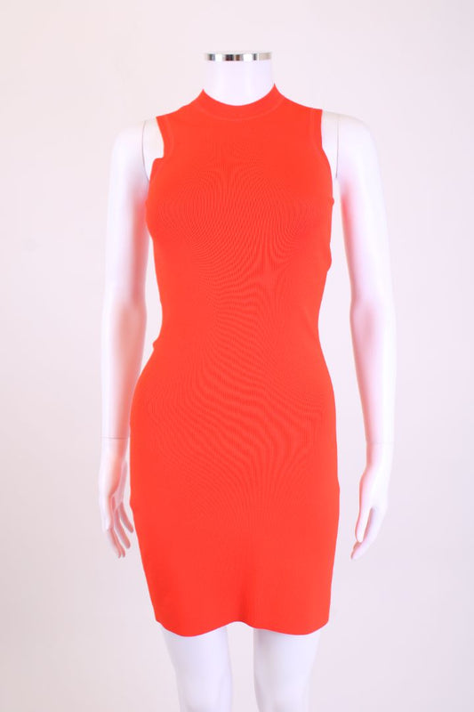 VB Body S/S Bodycon Dress Orange XS