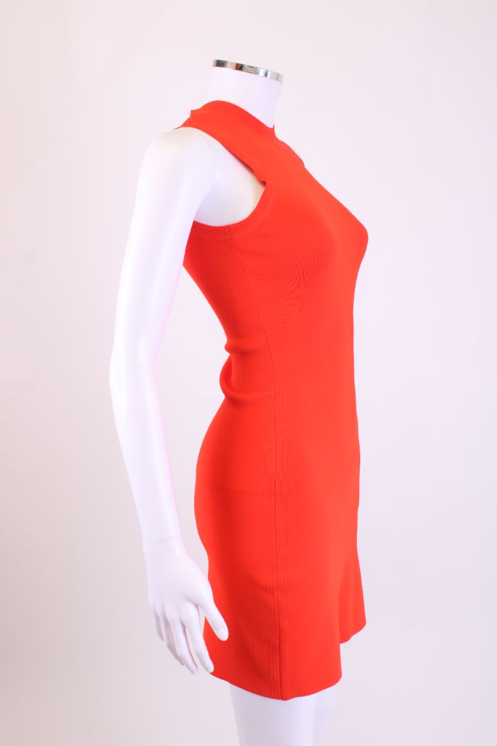 VB Body S/S Bodycon Dress Orange XS