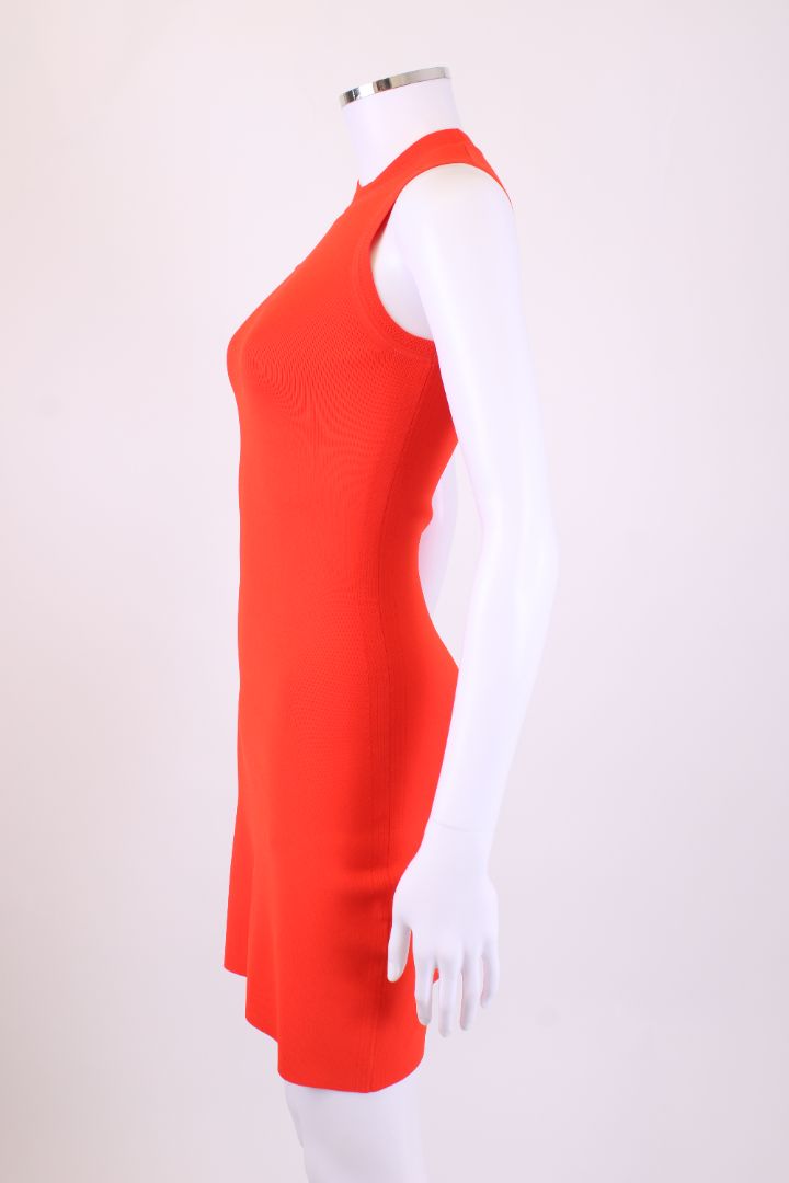 VB Body S/S Bodycon Dress Orange XS
