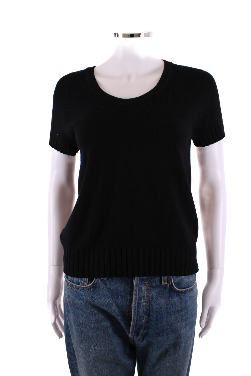 Hermes S/S Knit Jumper Black 8