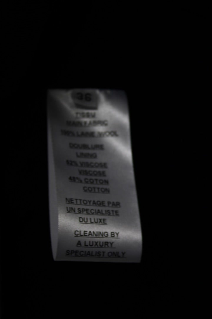 Balmain Silver Button Blazer Black 8