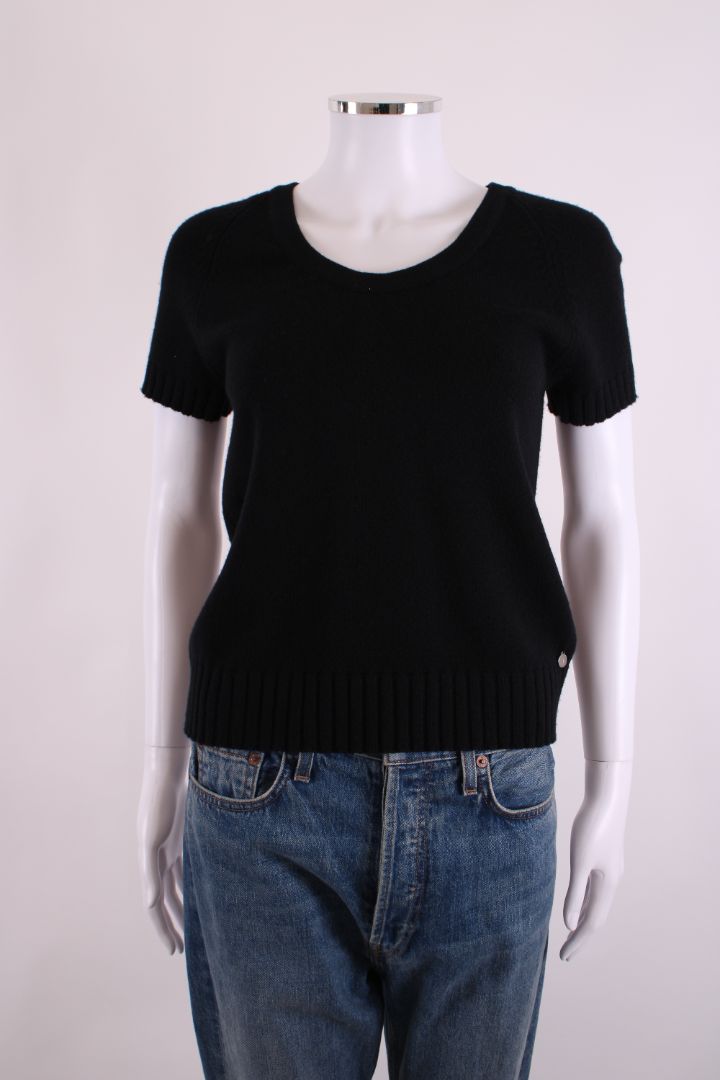 Hermes S/S Knit Jumper Black 8