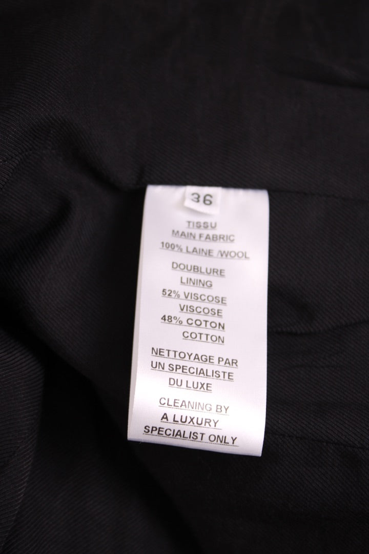 Balmain Silver Button Blazer Black 8