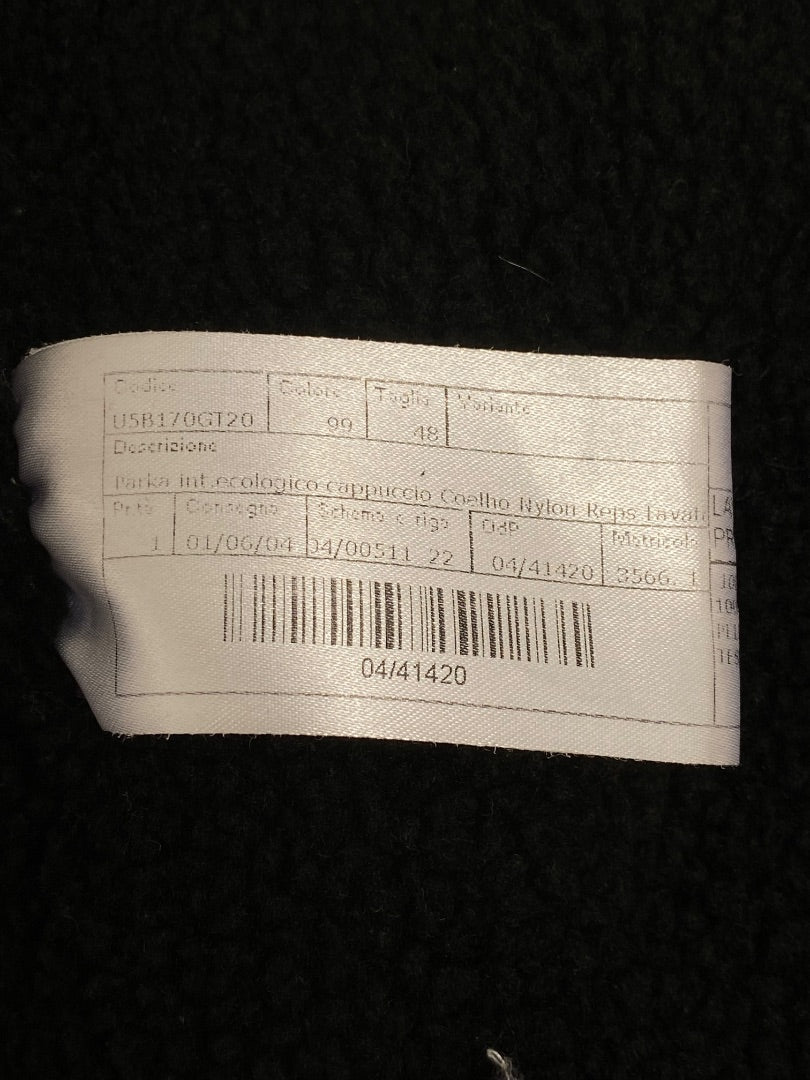 Black Ermanno Scervino Coat, M