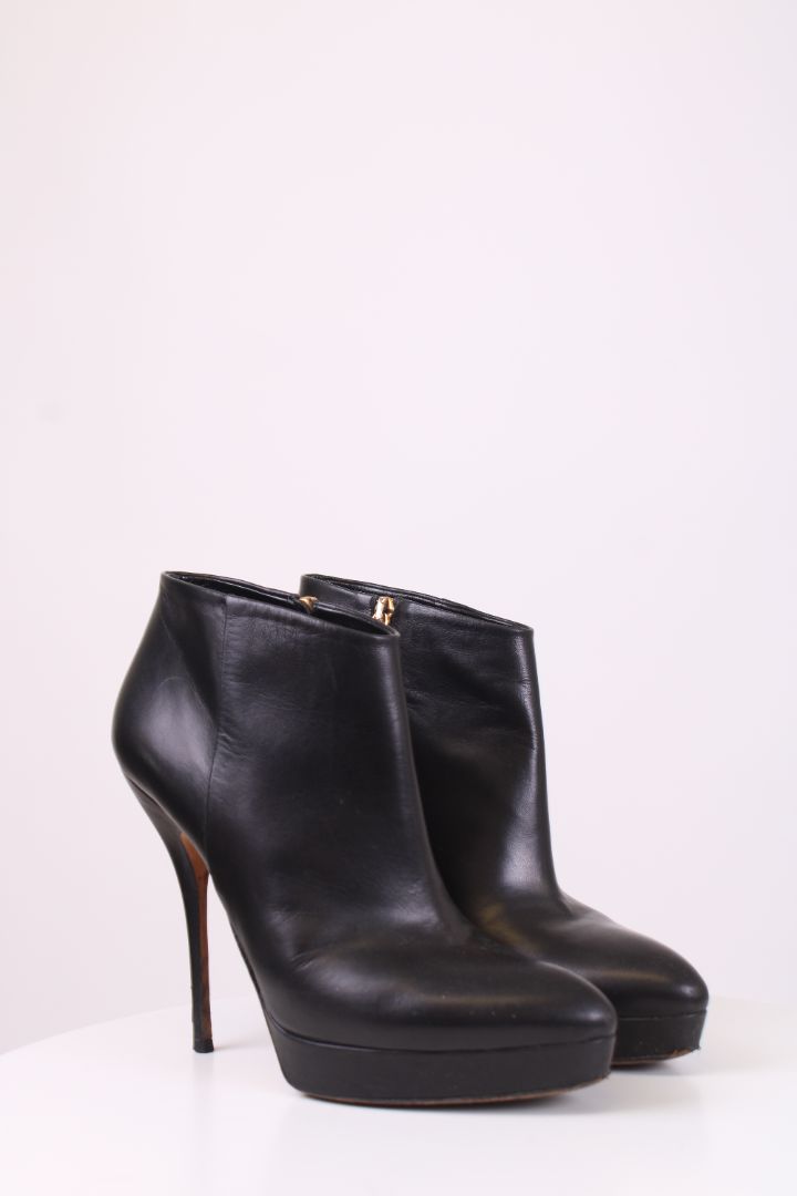 Gucci Ankle Boot Heels Black 40.5