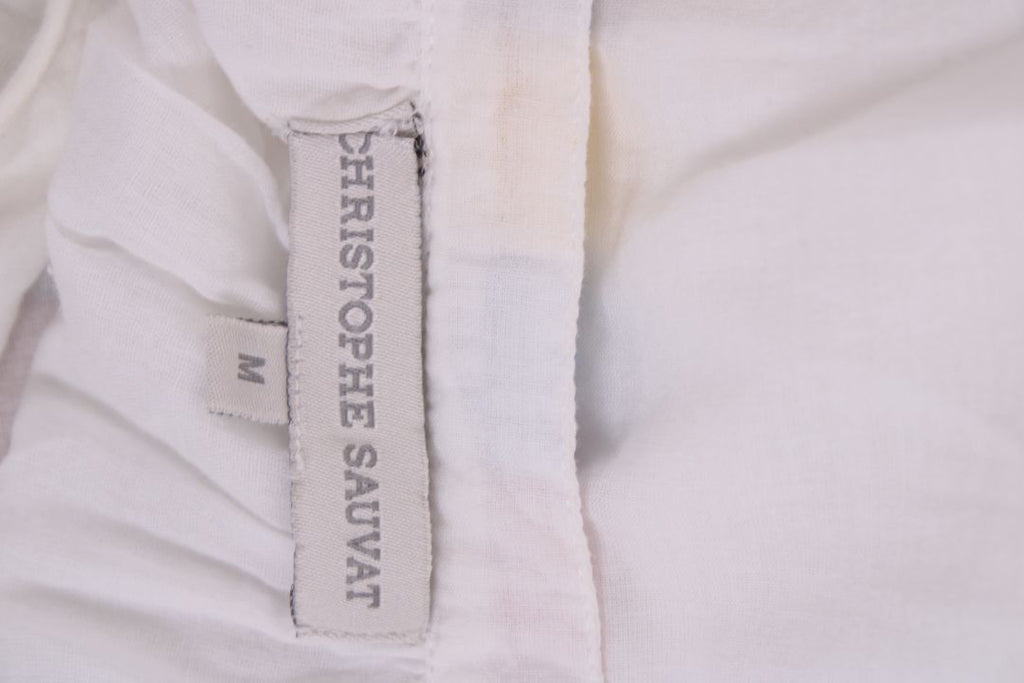 CHRISTOPHE SAUVAT Dress white/ multicoloured M