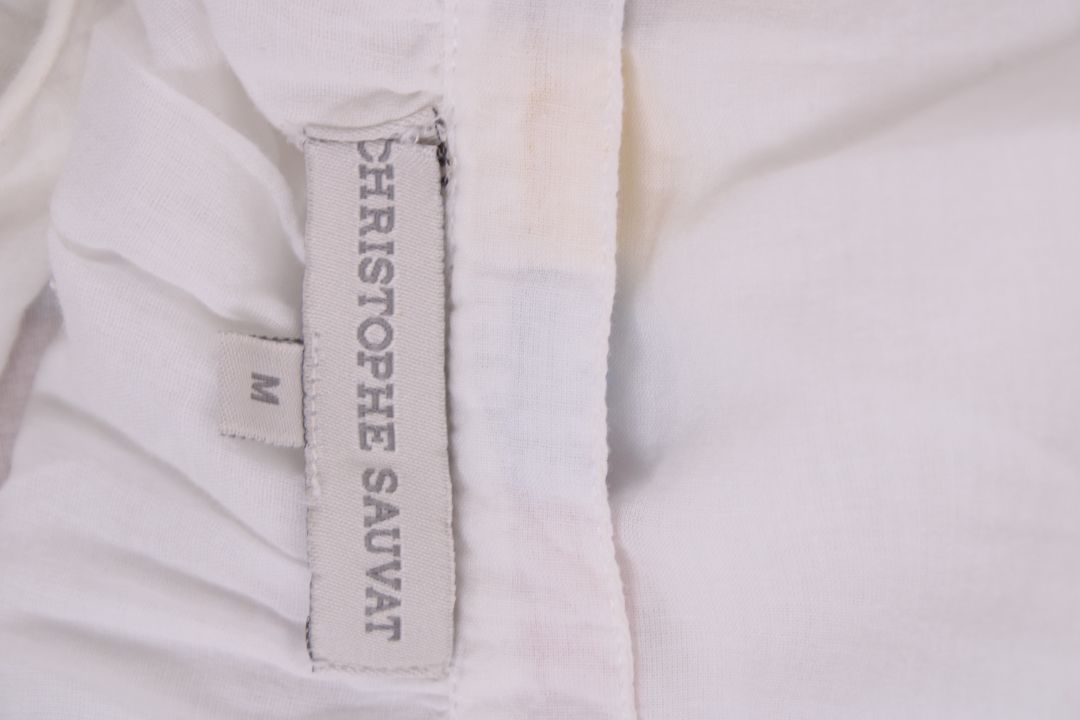 CHRISTOPHE SAUVAT Dress white/ multicoloured M