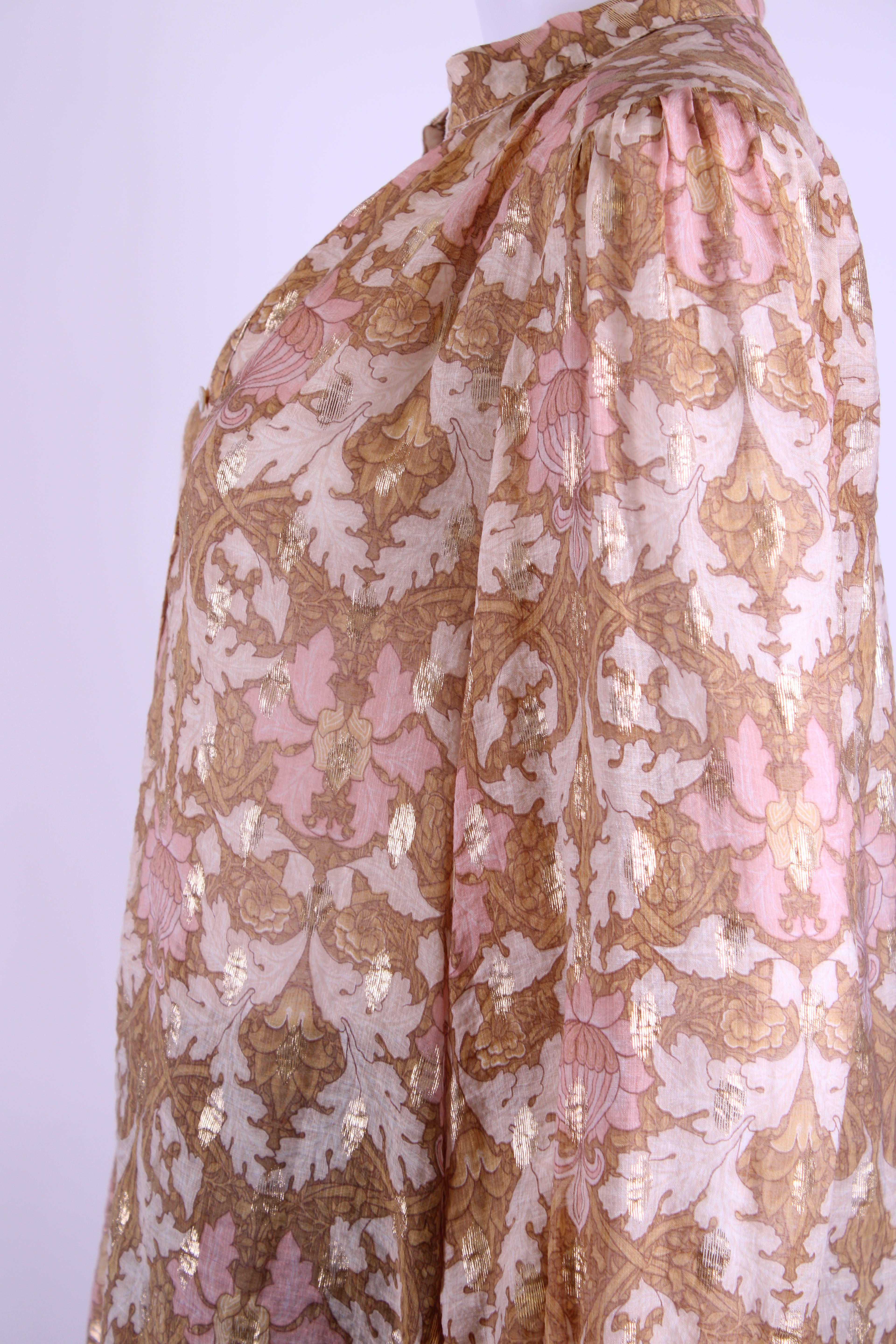 Sofie Schnoor L/S Print Blouse Mustard/ Pink S