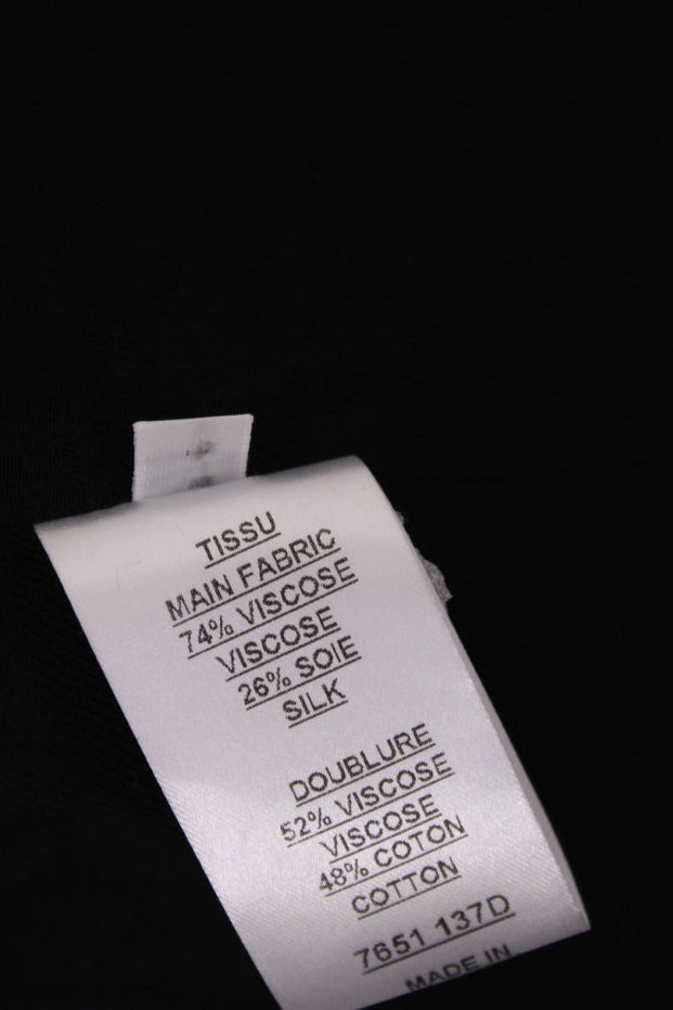 Balmain Gold Button Blazer Black 10