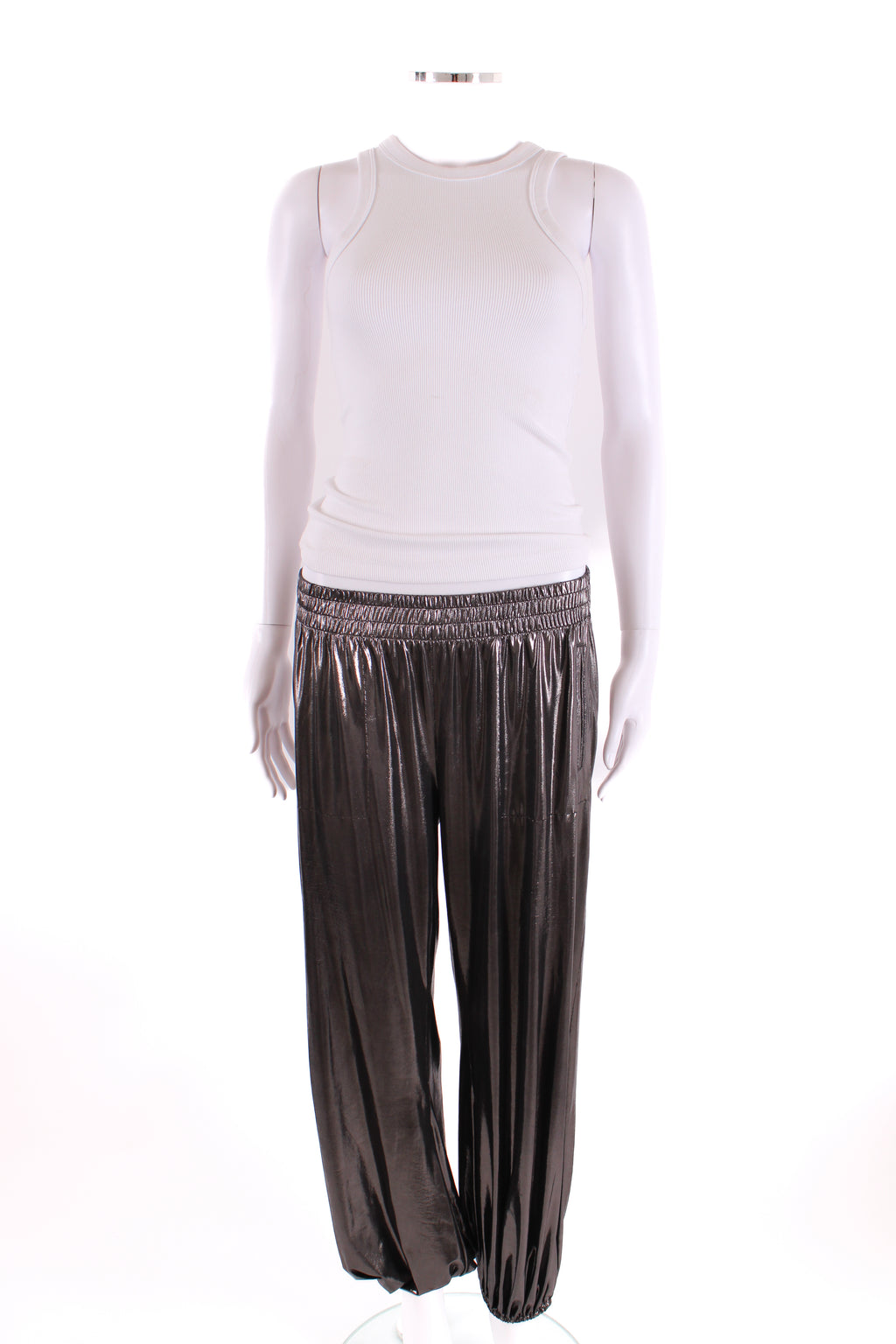 Norma Kamali Trousers Silver S