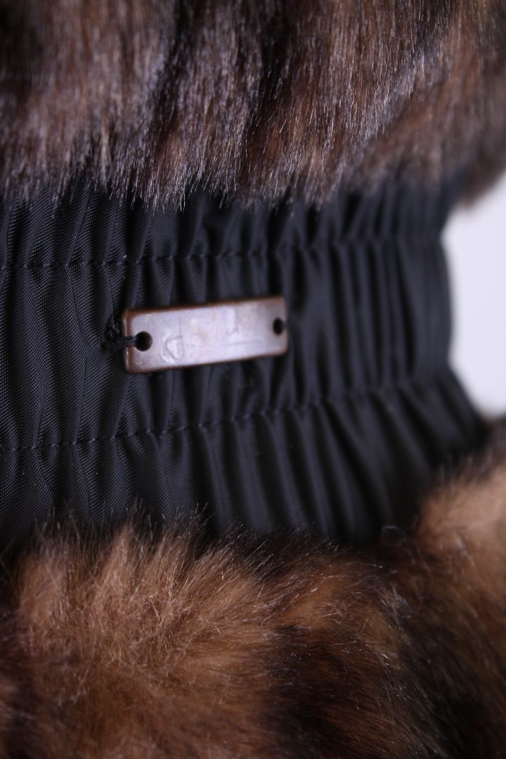 Junior Galtier Faux Fur Reversible Gilet Black/ Brown S - AGE16