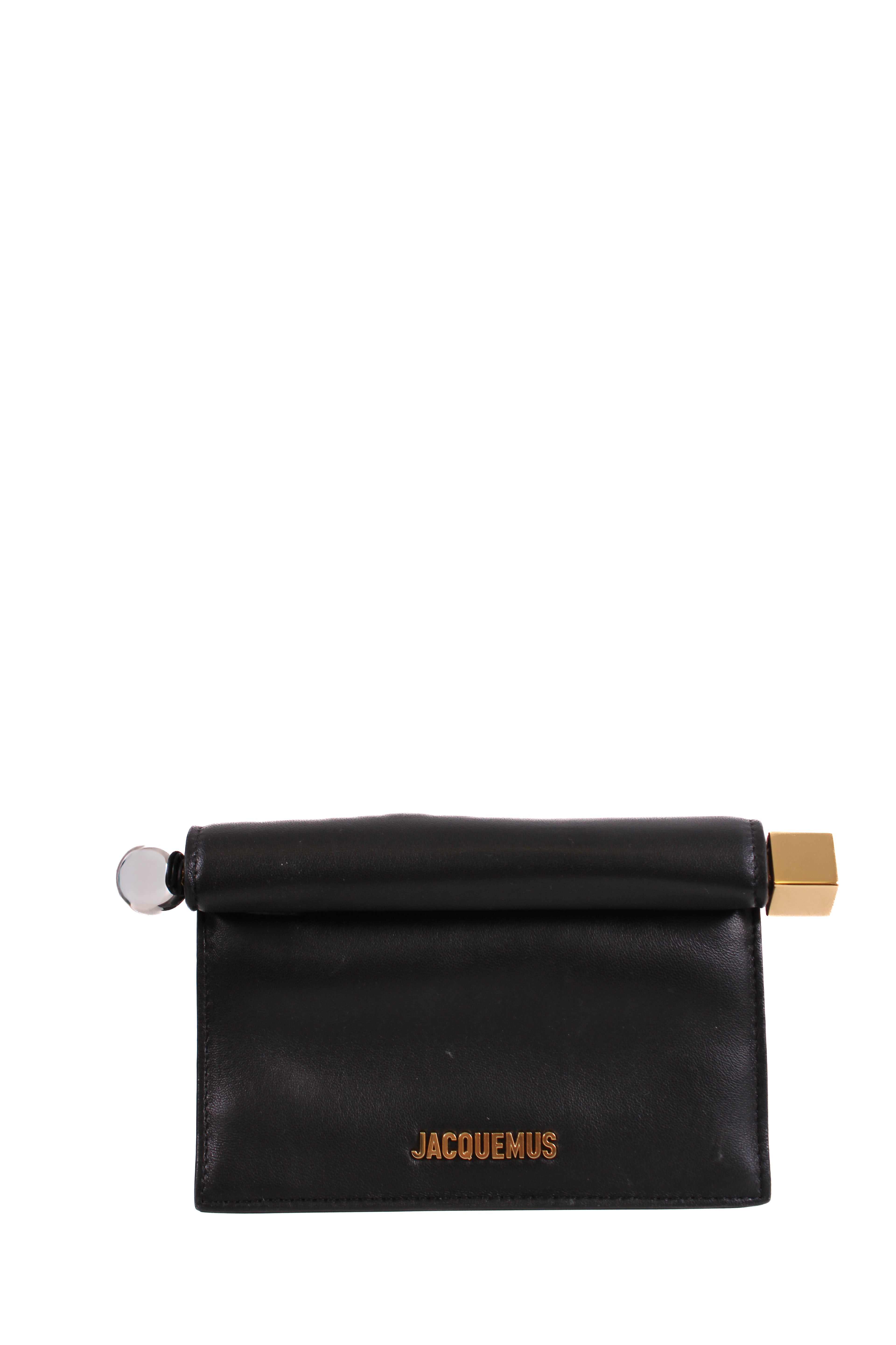 Jacquemus La Petite Rond Carre Clutch Black