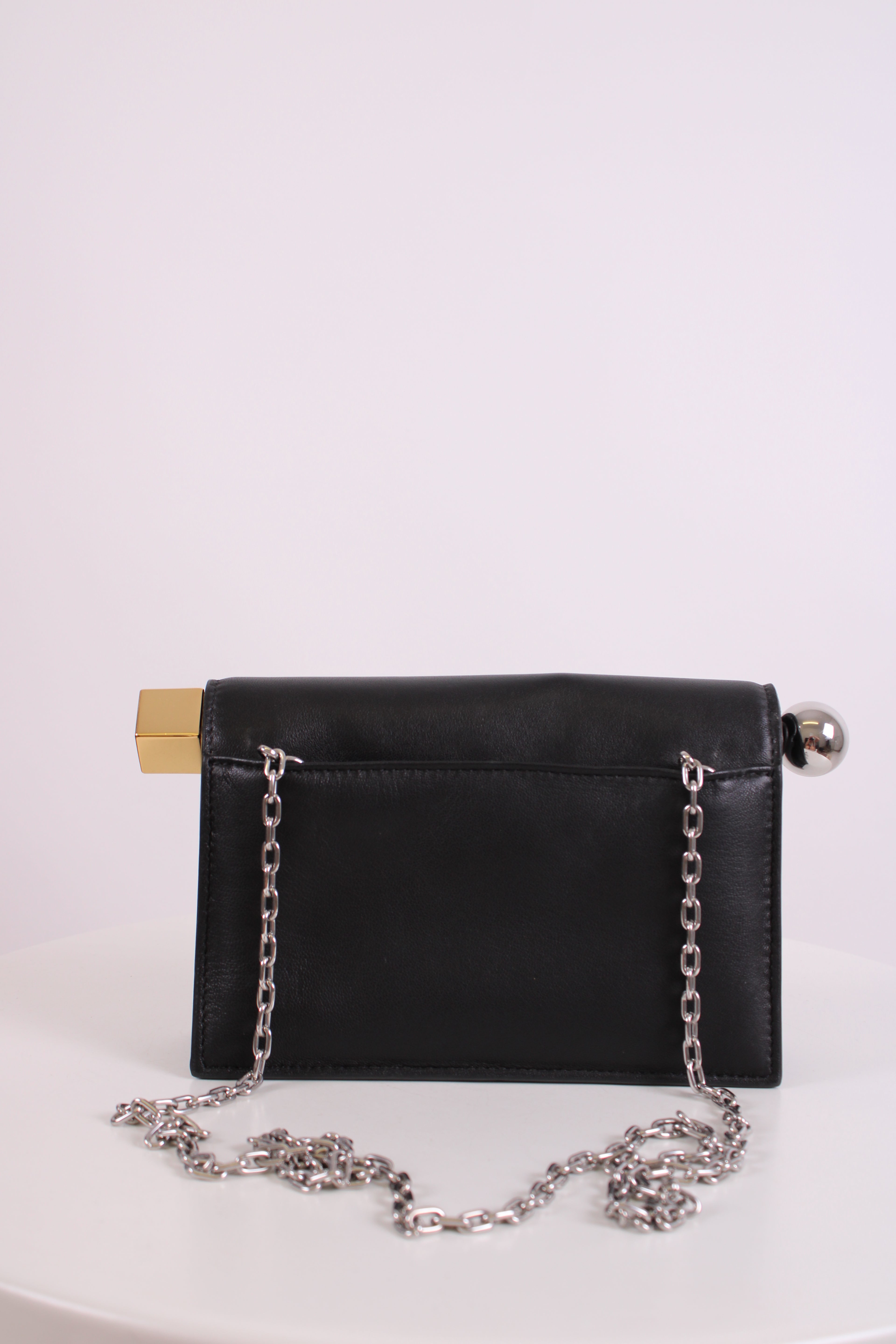Jacquemus La Petite Rond Carre Clutch Black