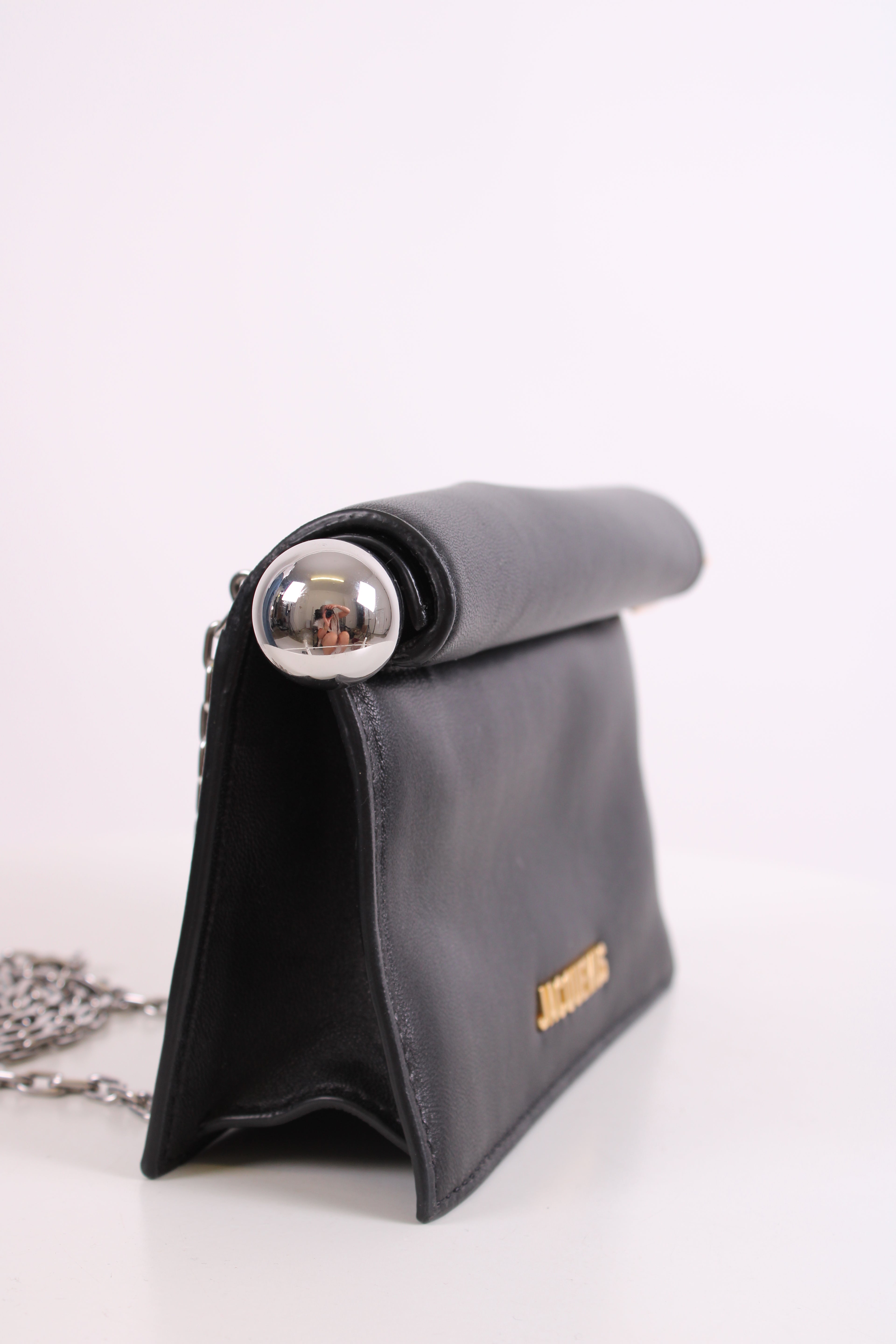 Jacquemus La Petite Rond Carre Clutch Black