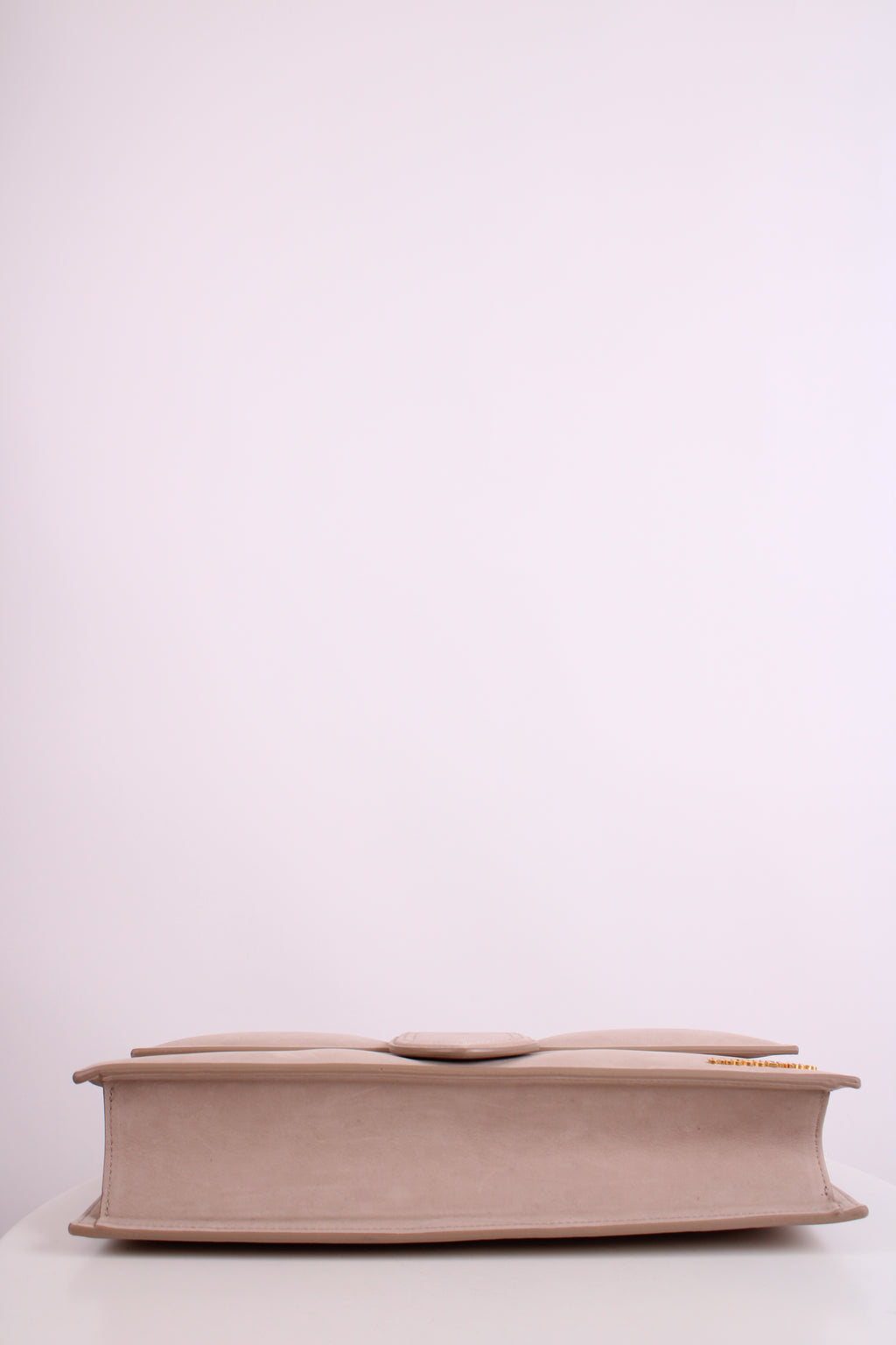 Jacquemus La Grande Bambino Suede Bag Beige