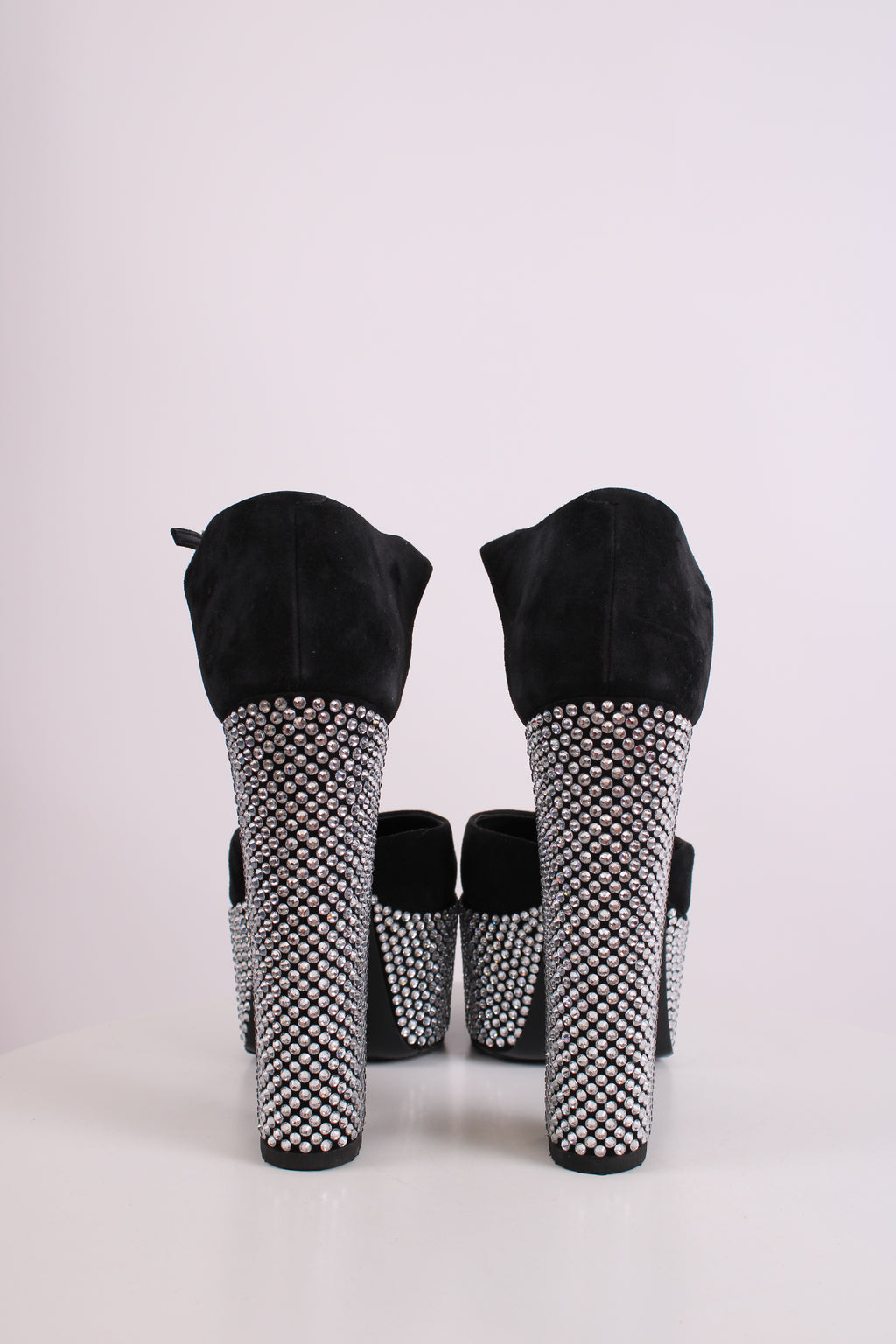 Giuseppe Zanotti Bebe Crystal Embellished Heels Black 39